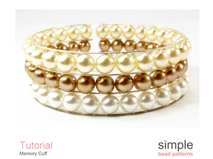 Memory Cuff Bracelet Beading Pattern