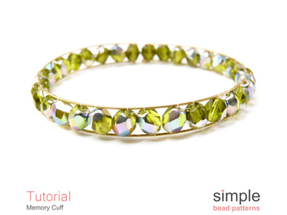 Memory Cuff Bracelet Beading Pattern