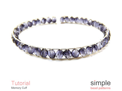 Memory Cuff Bracelet Beading Pattern