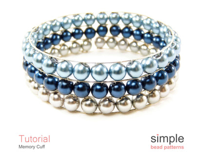 Memory Cuff Bracelet Beading Pattern