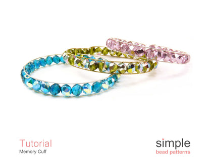 Memory Cuff Bracelet Beading Pattern