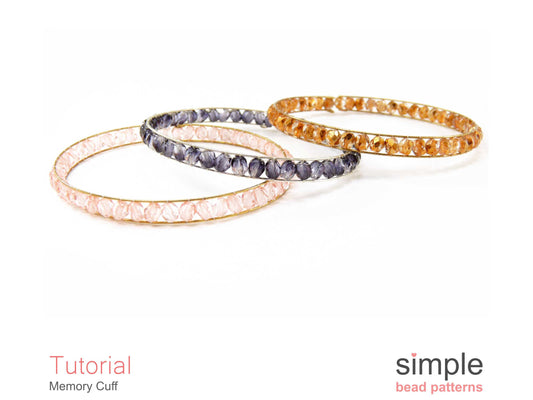 Memory Cuff Bracelet Beading Pattern