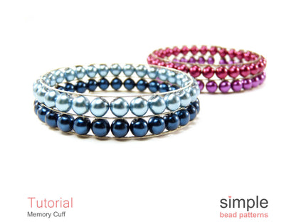 Memory Cuff Bracelet Beading Pattern