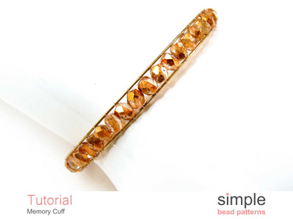 Memory Cuff Bracelet Beading Pattern