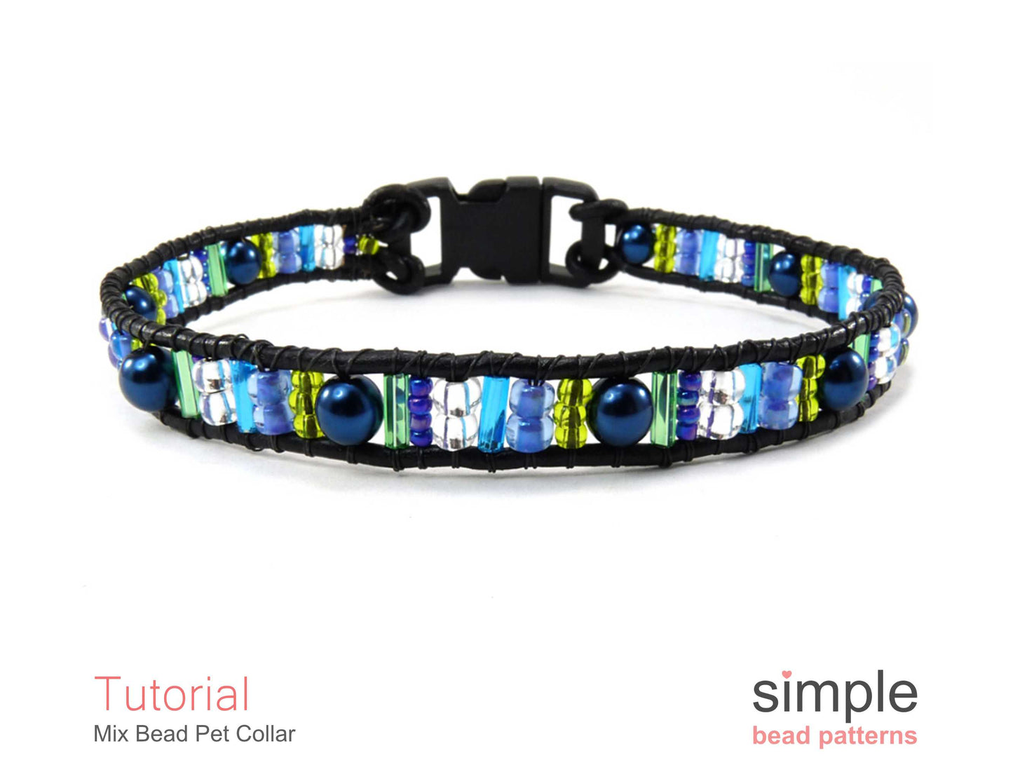Mix Bead Pet Collar Beading Pattern
