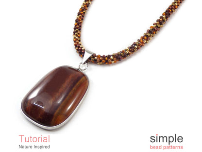 Nature Inspired Necklace Beading Pattern