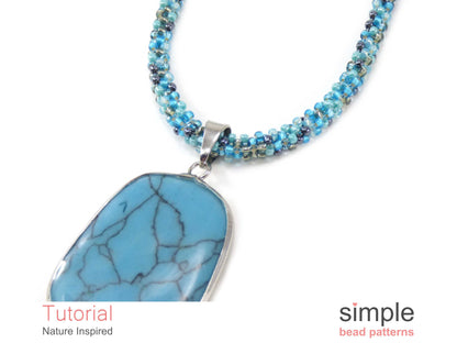 Nature Inspired Necklace Beading Pattern