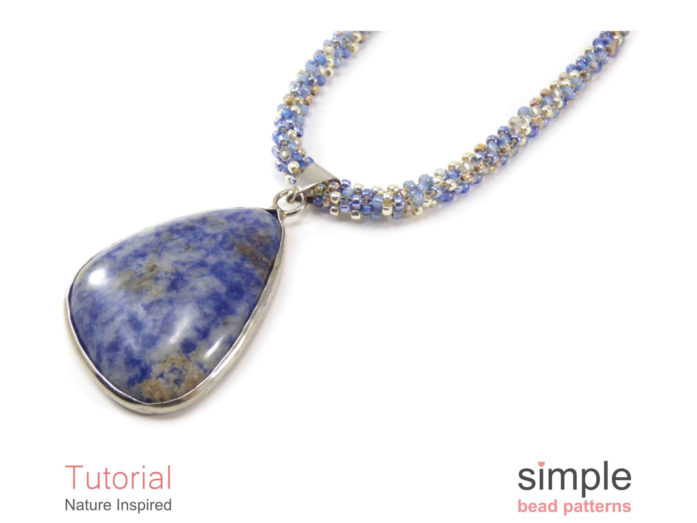 Nature Inspired Necklace Beading Pattern – Simple Bead Patterns