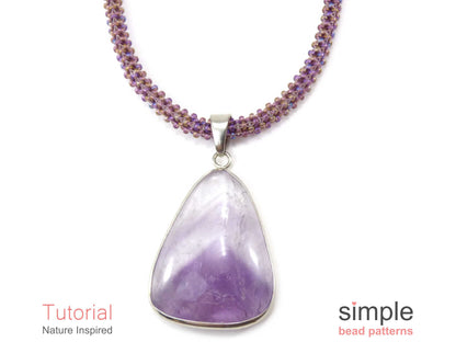 Nature Inspired Necklace Beading Pattern