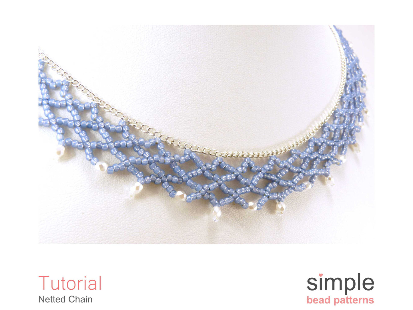 Netted Chain Necklace Beading Pattern