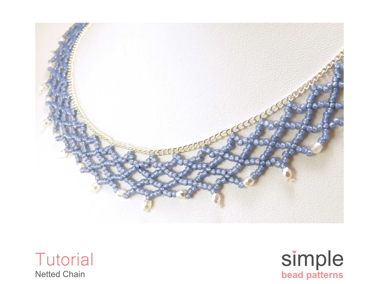 Netted Chain Necklace Beading Pattern