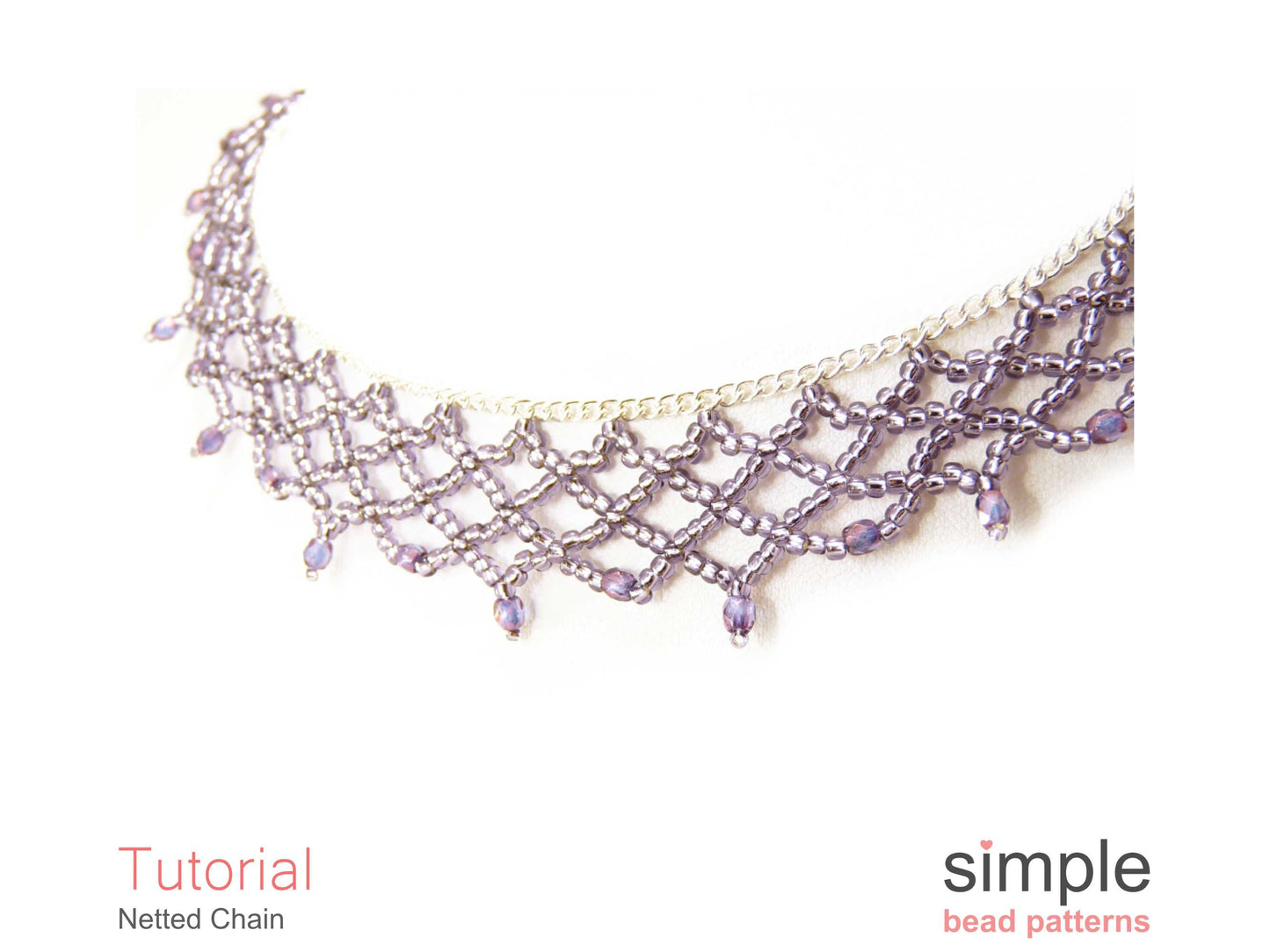 Netted Chain Necklace Beading Pattern