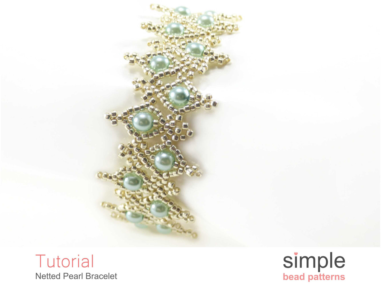 Netted Pearl Bracelet Beading Pattern