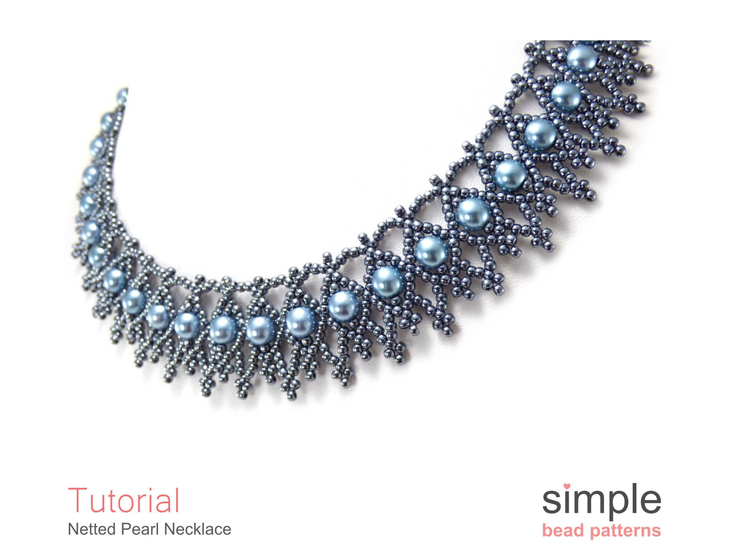 Netted Pearl Necklace Beading Pattern