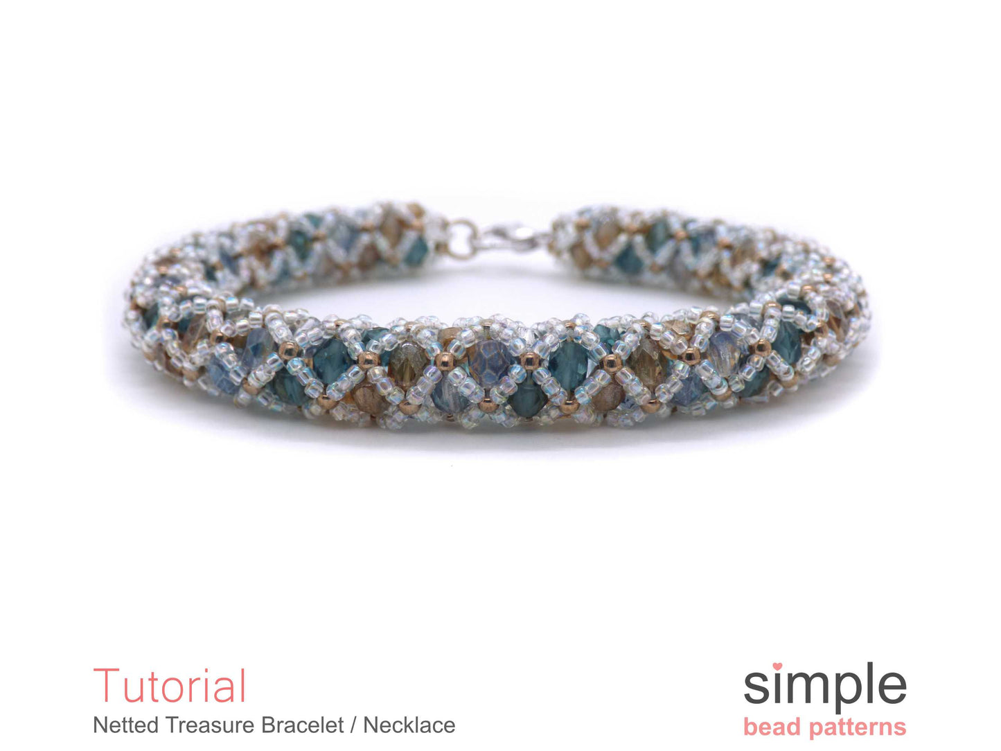 Netted Treasure Bracelet & Necklace Beading Pattern