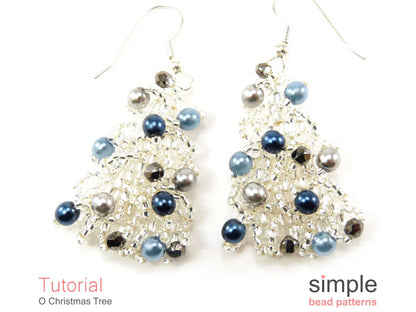 O Christmas Tree Earrings & Necklace Pattern