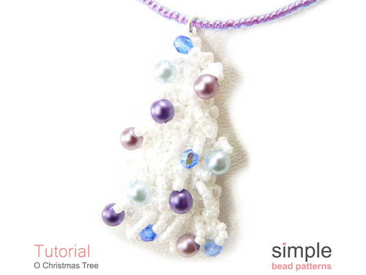 O Christmas Tree Earrings & Necklace Pattern