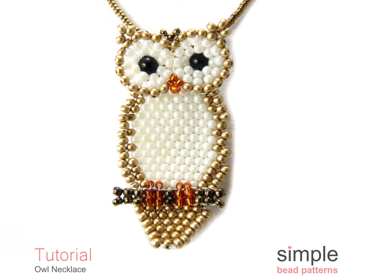 Owl Necklace Beading Pattern