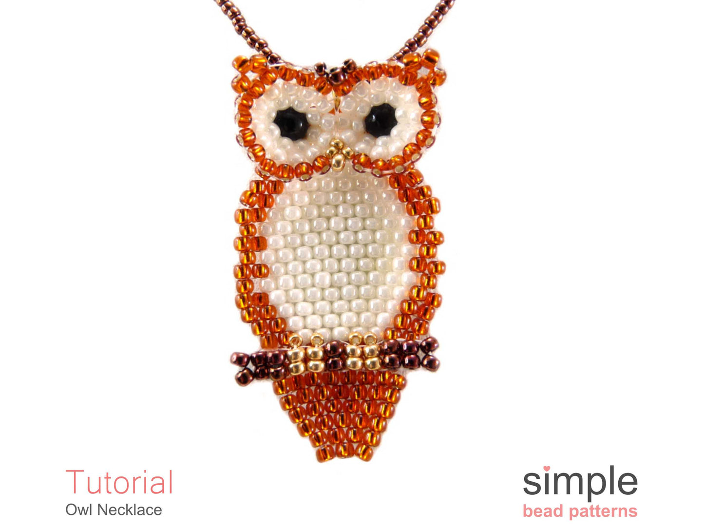 Owl Necklace Beading Pattern
