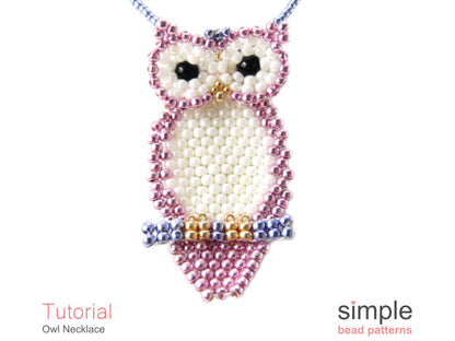 Owl Necklace Beading Pattern