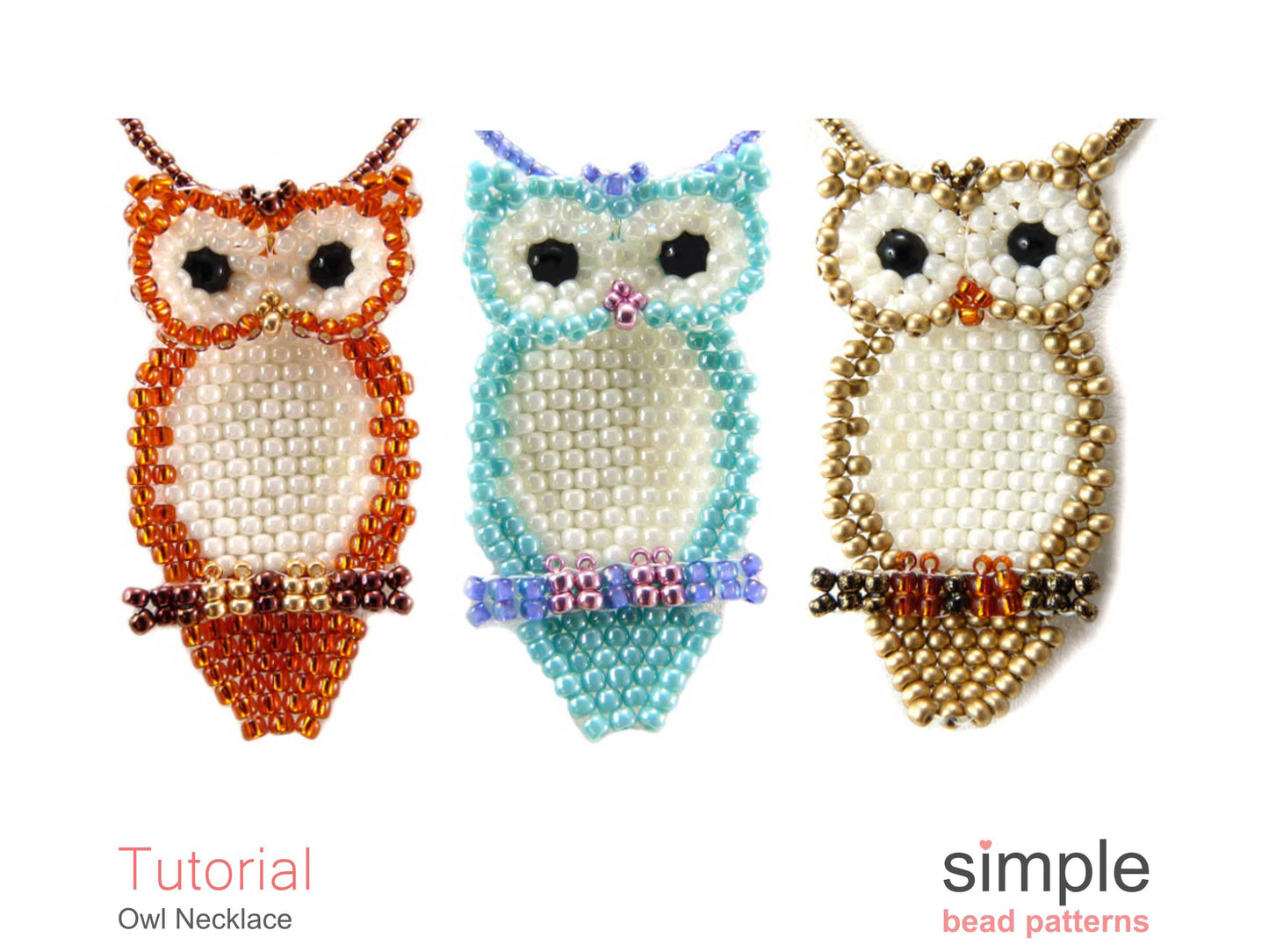 Owl Necklace Beading Pattern