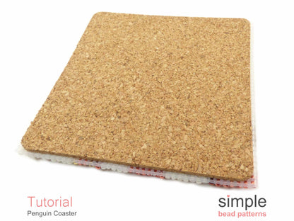 Penguin Coaster Beading Pattern
