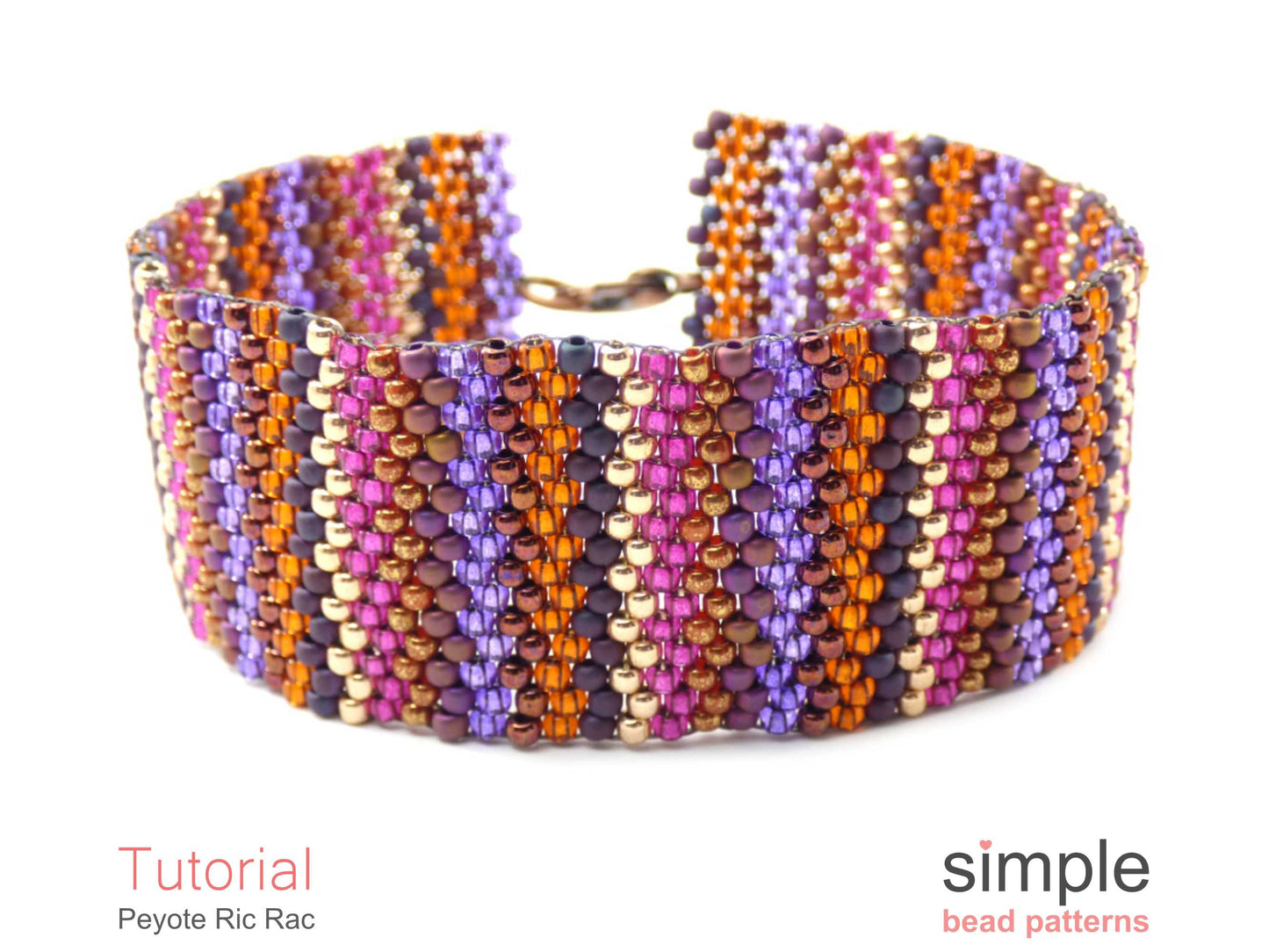 Peyote Ric Rac Bracelet Beading Pattern