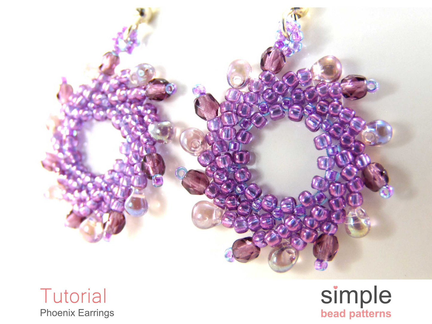 Phoenix Earrings Beading Pattern