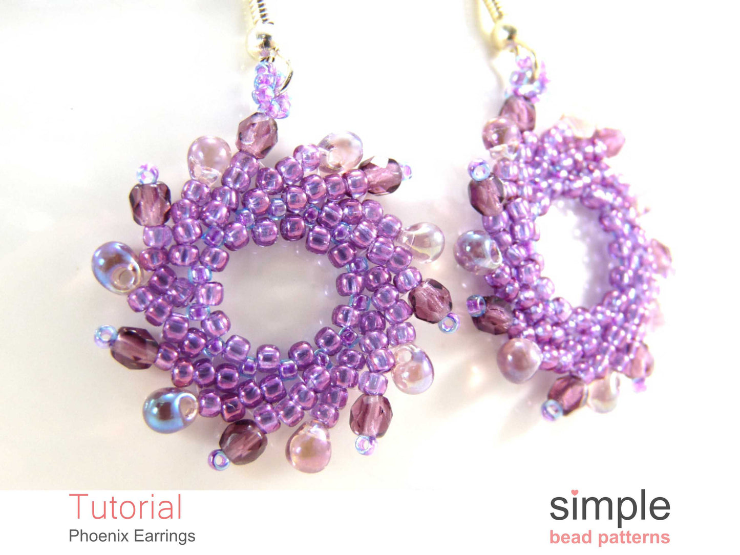 Phoenix Earrings Beading Pattern