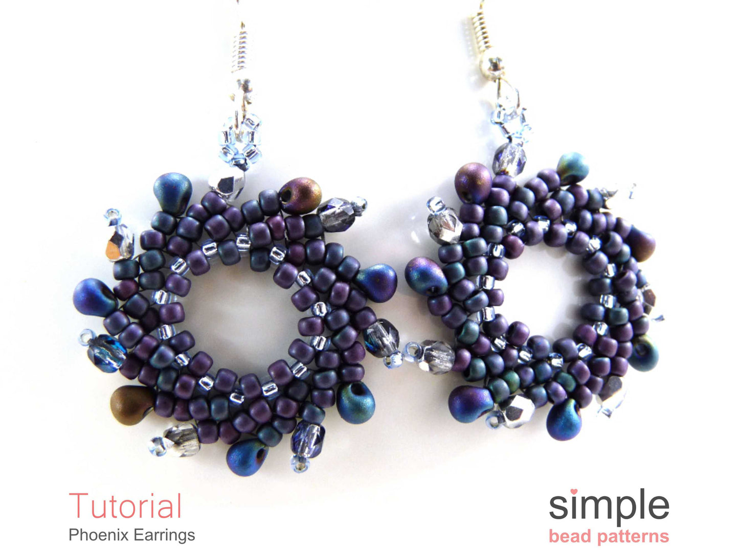 Phoenix Earrings Beading Pattern