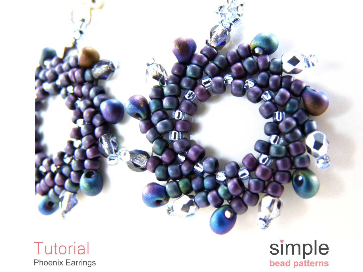 Phoenix Earrings Beading Pattern