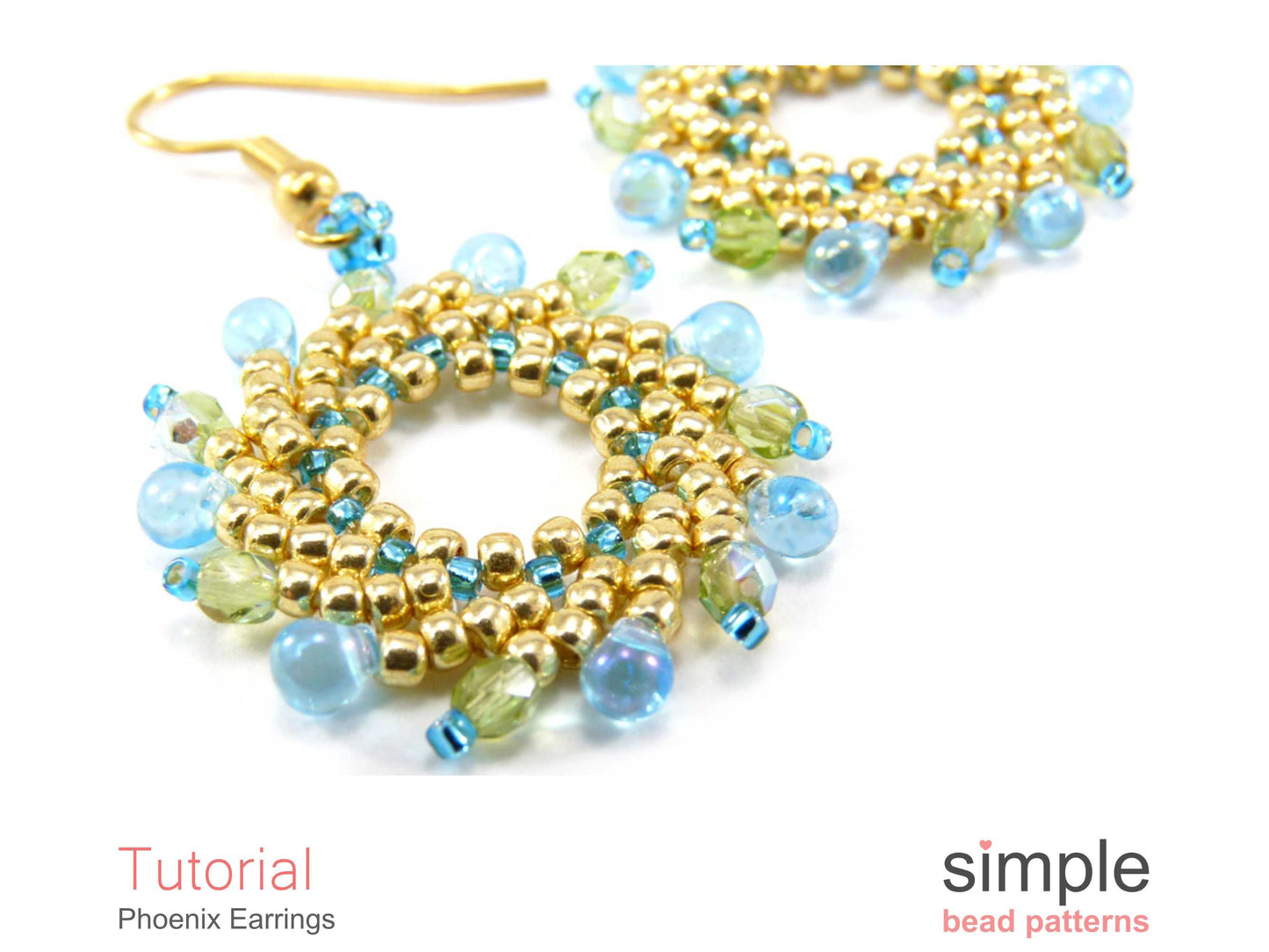 Phoenix Earrings Beading Pattern