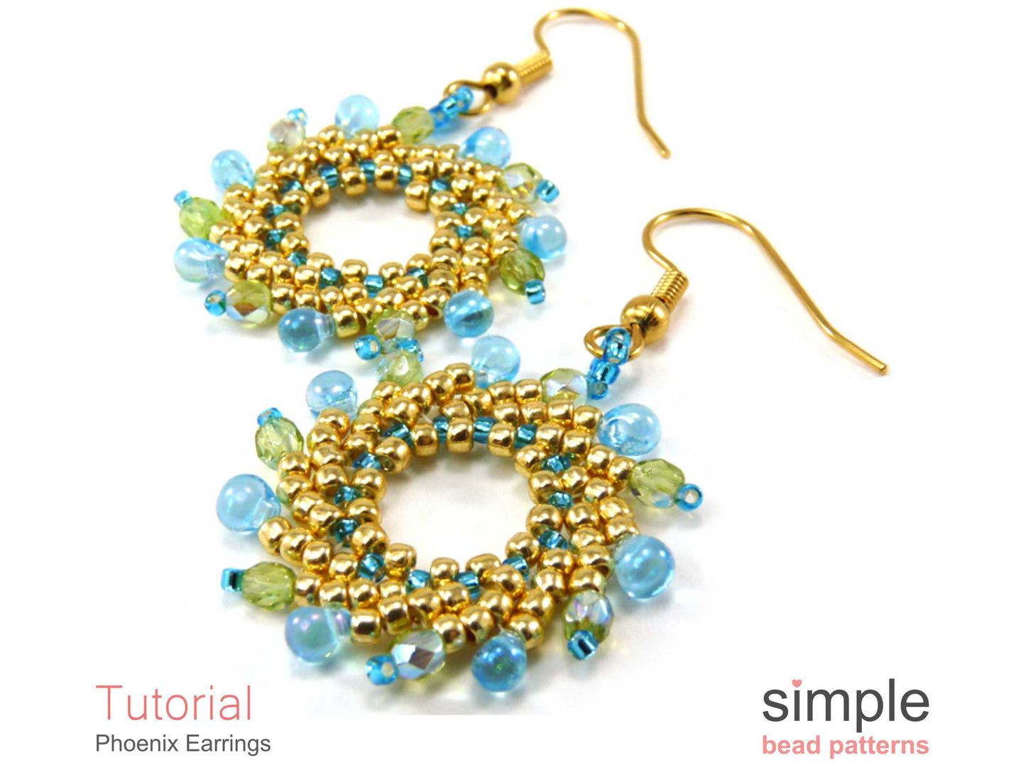 Phoenix Earrings Beading Pattern