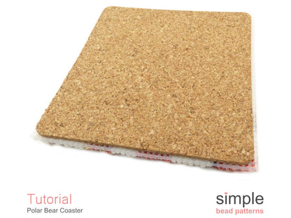 Polar Bear Coaster Beading Pattern