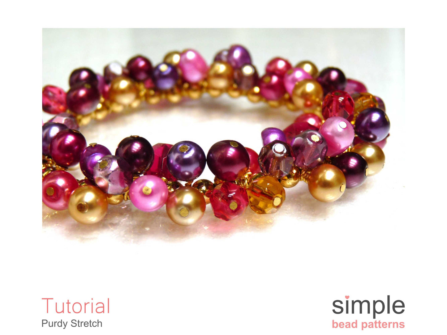 Purdy Stretch Bracelet Beading Pattern