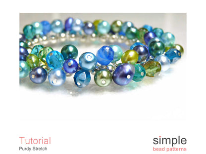 Purdy Stretch Bracelet Beading Pattern