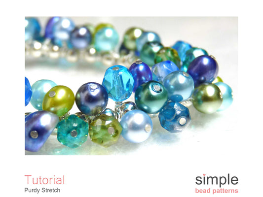 Purdy Stretch Bracelet Beading Pattern
