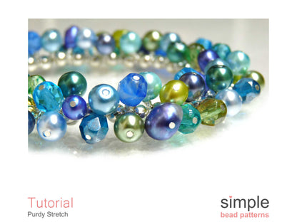 Purdy Stretch Bracelet Beading Pattern