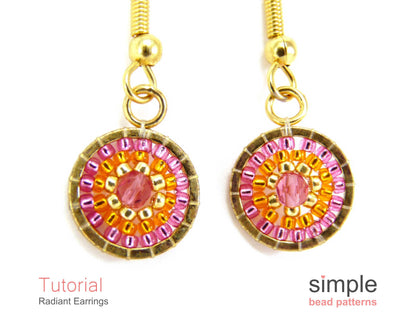 Radiant Earrings Beading Pattern