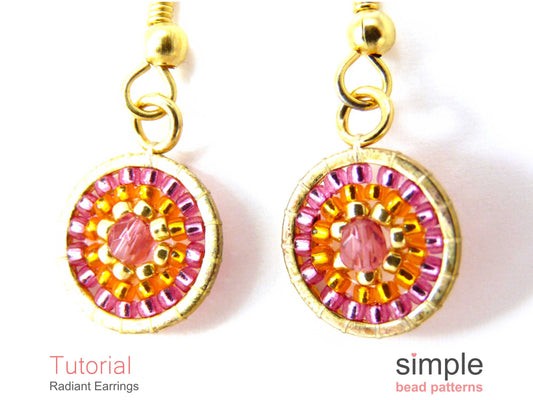Radiant Earrings Beading Pattern