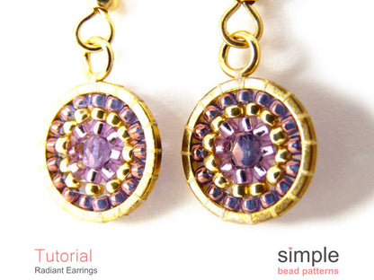 Radiant Earrings Beading Pattern