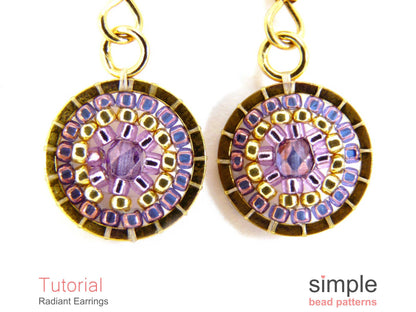 Radiant Earrings Beading Pattern