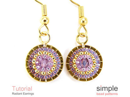 Radiant Earrings Beading Pattern