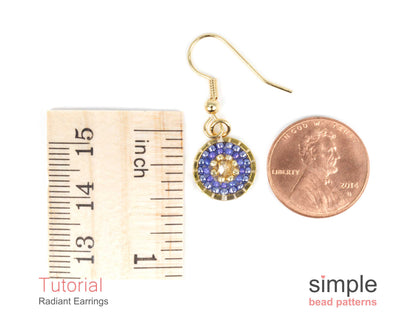 Radiant Earrings Beading Pattern