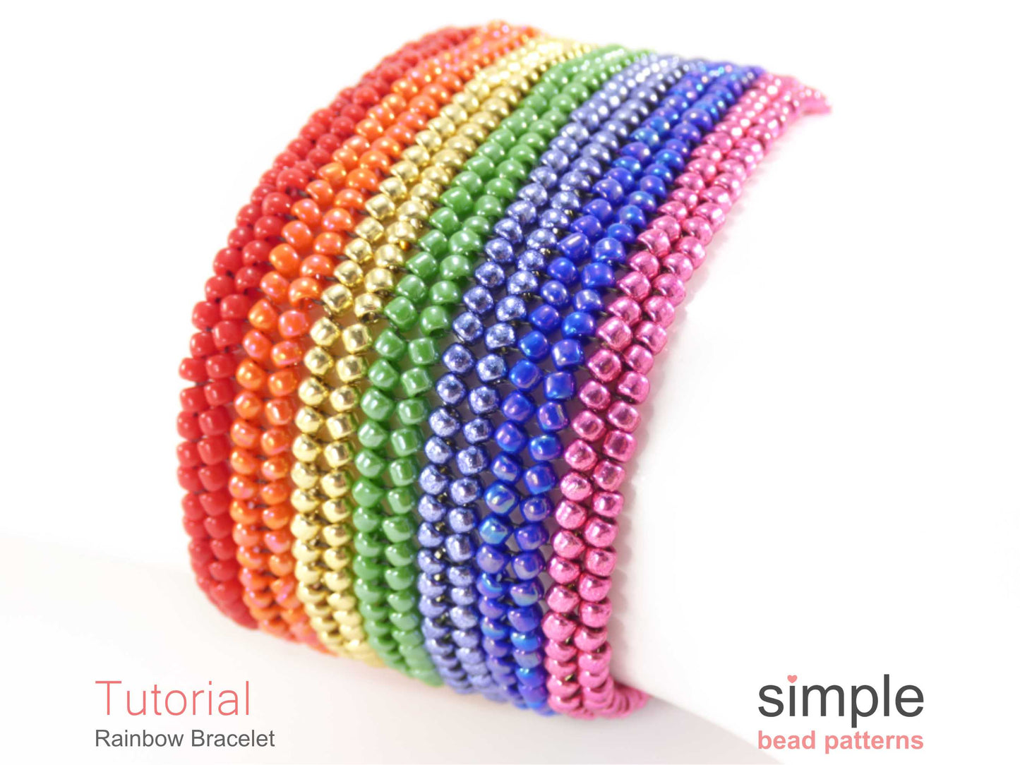 Rainbow Bracelet Beading Pattern