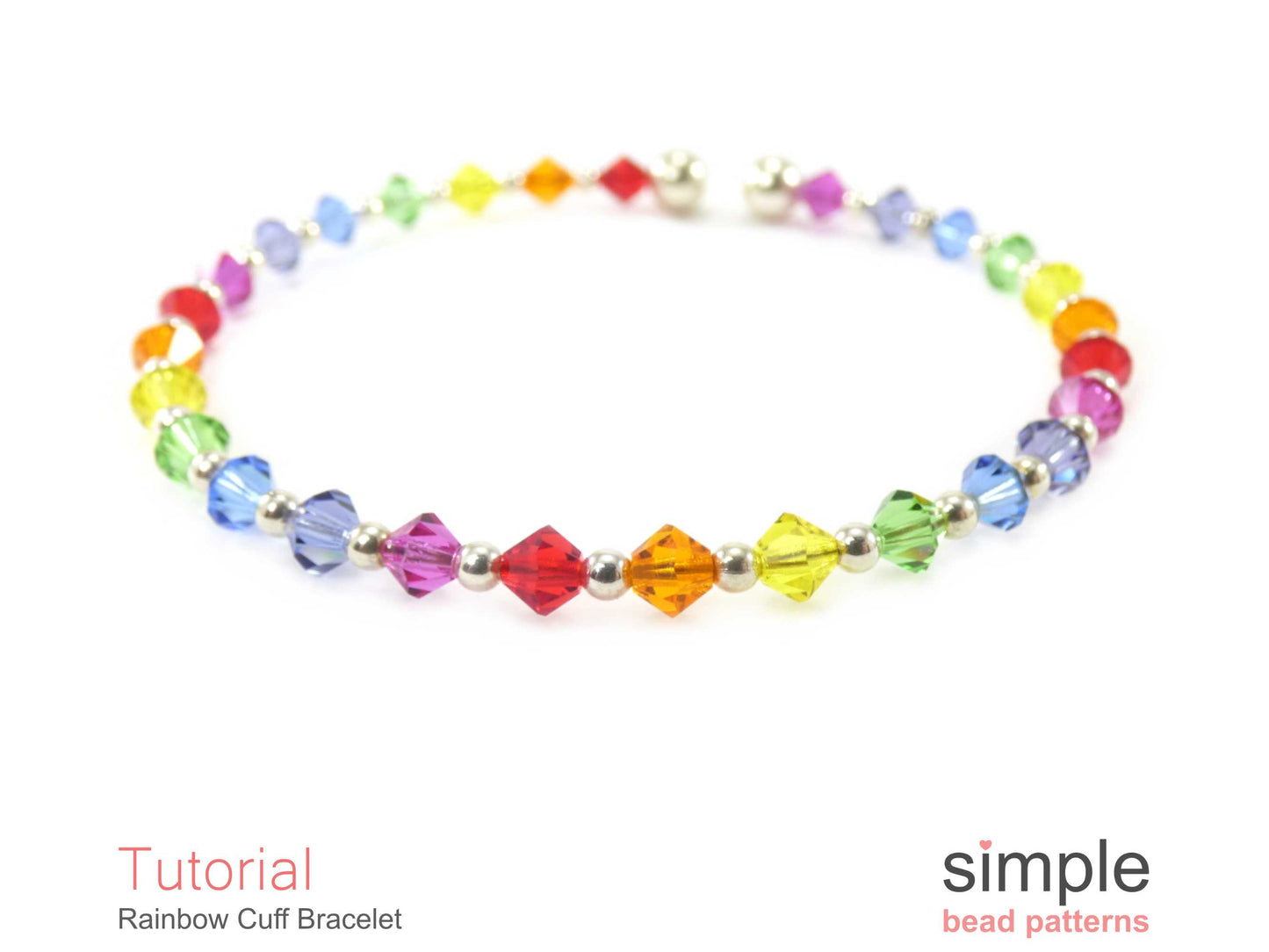 Rainbow Cuff Bracelet Beading Pattern