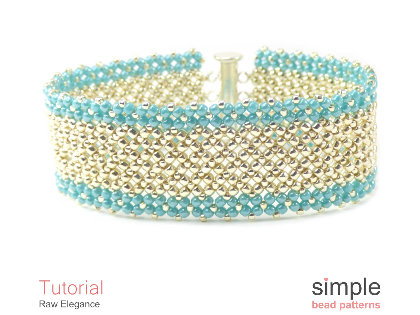 Raw Elegance Bracelet Beading Pattern