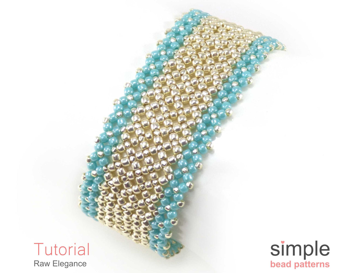Raw Elegance Bracelet Beading Pattern