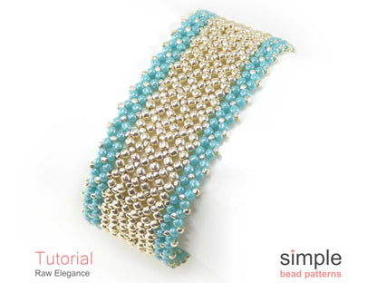Raw Elegance Bracelet Beading Pattern