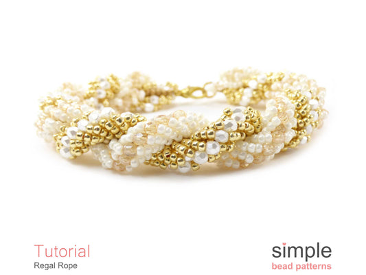 Regal Rope Bracelet & Necklace Beading Pattern